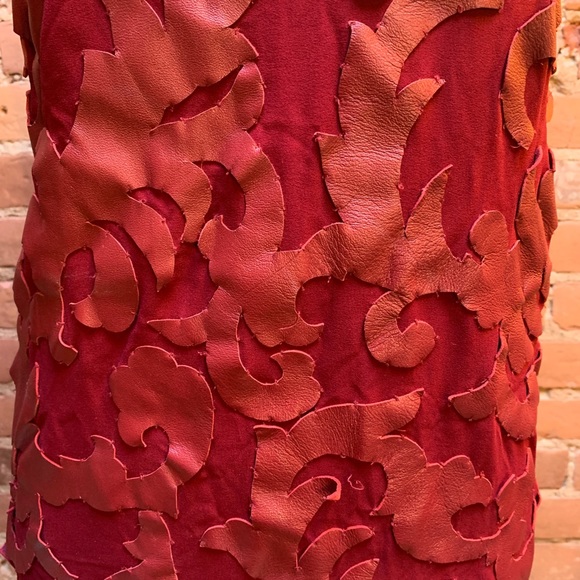 Final $ Drop! SACHIN + BABI Red Chiffon Dress - Picture 8 of 8